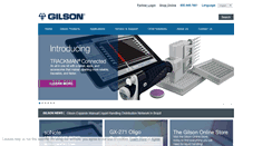 Desktop Screenshot of gilson.com